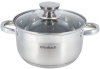 Каструля Ofenbach Casserole з нержавіючої сталі 3400мл зі скляною кришкою