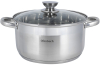 Каструля Ofenbach Casserole з нержавіючої сталі 6л зі скляною кришкою