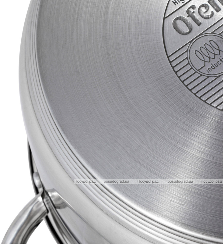 Каструля Ofenbach Casserole з нержавіючої сталі 6л зі скляною кришкою