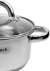 Каструля індукційна Ofenbach Casserole із нержавіючої сталі 1.5л зі скляною кришкою