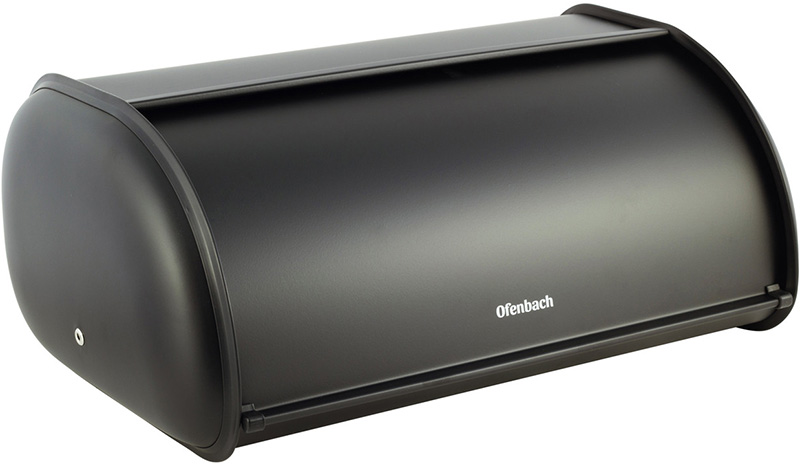 Хлібниця Ofenbach Breadbox 43.5х27х18см, нержавіюча сталь, чорний матовий