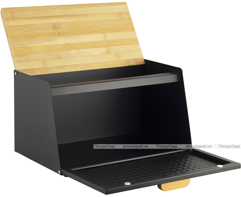 Хлібниця Ofenbach Breadbox 35.5х21.5х19.5см, нержавіюча сталь, чорний