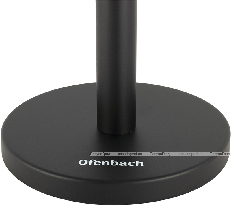Підставка для паперових рушників Ofenbach Blackwood 15х34см, нержавіюча сталь, чорна