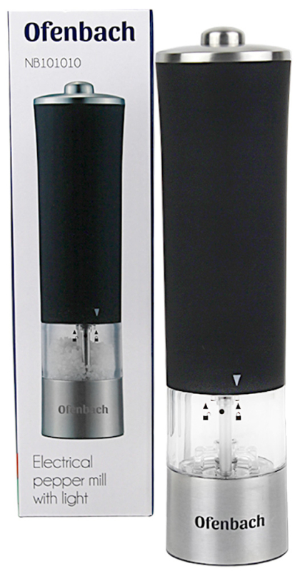 Млин для спецій Ofenbach Electric Pepper Mill електричний з підсвічуванням