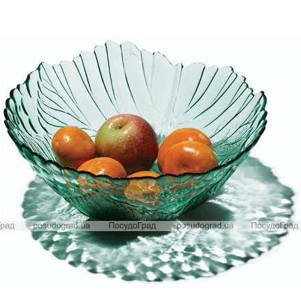 Скляний салатник Sultana Green Ø23см 1.6л