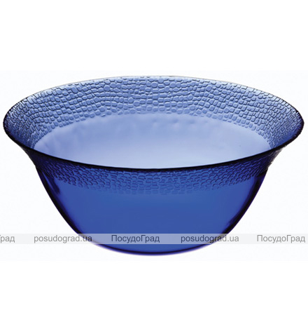 Великий скляний салатник Mosaic Colora Cobalt Ø23мм