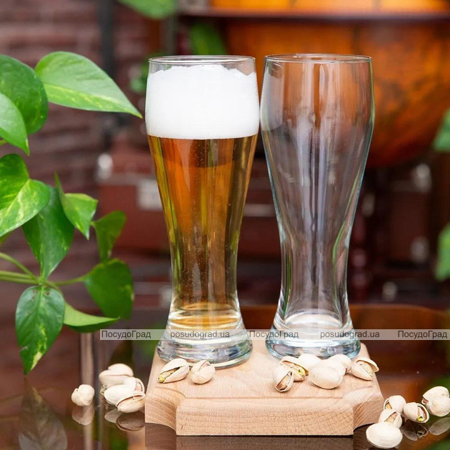 Набір 2 пивних фужери Pasabahce Pub 520мл пивні склянки
