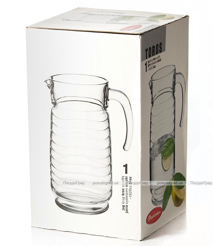 Глечик Toros Jugs 1650мл скляний