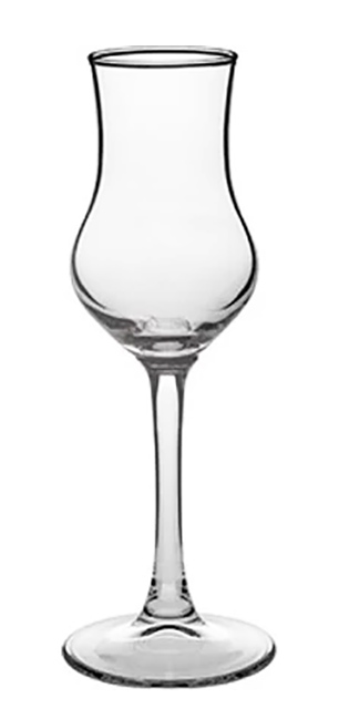 Набір 6 скляних фужерів Grappa Pasabahce 95мл, чарки для граппи
