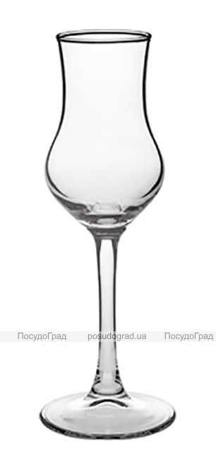 Набір 6 скляних фужерів Grappa Pasabahce 95мл, чарки для граппи