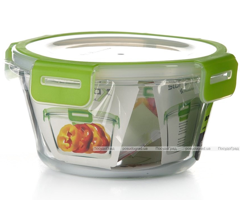 Ємність для зберігання продуктів Storemax 1050мл з кришкою-защіпкою і силіконовим ущільнювачем