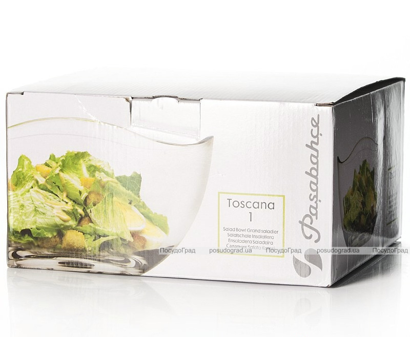 Велика скляна салатниця Toscana 4600мл