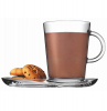 Набір чайний Tribeca Cup And Saucer 2 чашки 400мл і 2 блюдця (скло)