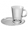 Набір чайний Tribeca Cup And Saucer 2 чашки 400мл і 2 блюдця (скло)