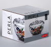 Сахарница Perla стеклянная с крышкой