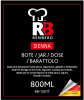 Банка скляна для продуктів Renberg Sienna 800мл з металевою кришкою
