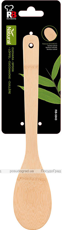 Ложка кухарська Renberg Natural life 30см, бамбук