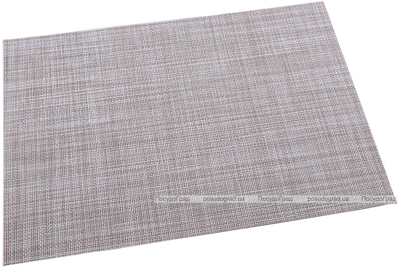 Коврик сервировочный Renberg Vinyl Rug 30х45см, кремово-серый винил