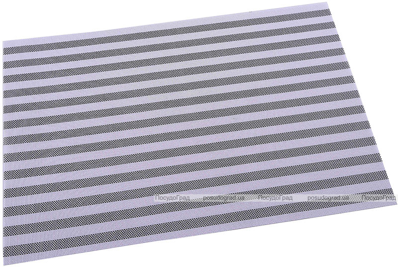 Коврик сервировочный Renberg Vinyl Rug 30х45см, винил, серая полоса