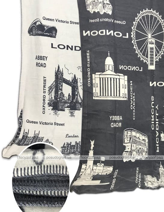 Плед BELIZZA "London" 200х220см, Євро