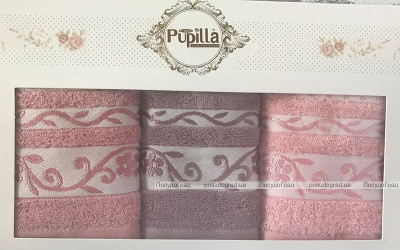 Набір 3 кухонних рушника Pupilla M2397 30х50см, бамбук