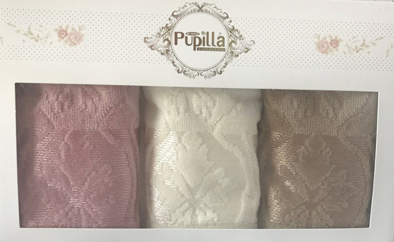 Набір 3 кухонних рушника Pupilla M3313 30х50см, велюр