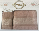 Набор 2 полотенец Pupilla (50х90 и 70х140см) карамельные, махра