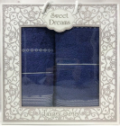 Набір 2 махрових рушника Sweet Dreams M3 (50х90 та 70х140см) сині
