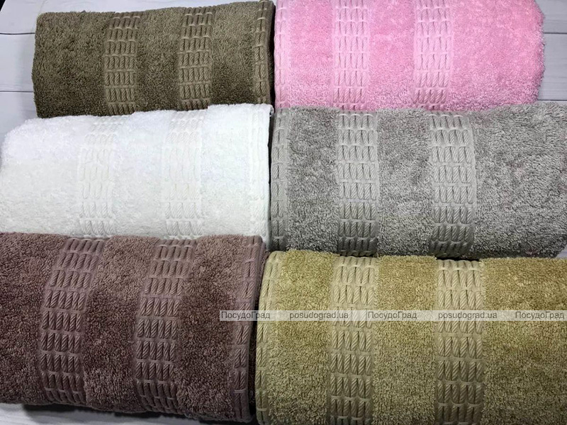 Набір 6 рушників Pupilla Bamboo Destina 50х90см (лицьові), бамбук