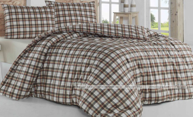 Комплект постельного белья Art of Sultana Color Plaid Евро, байка (фланель)