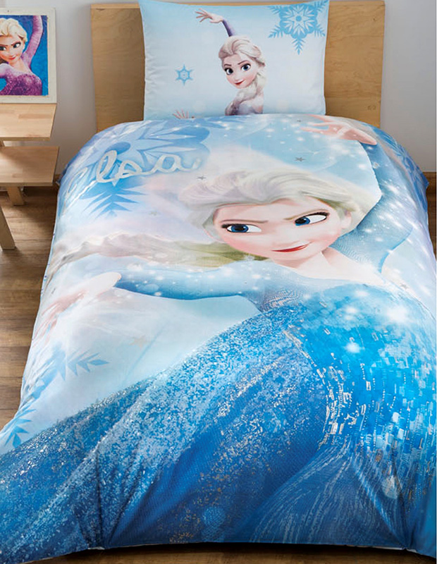Дитяча постільна білизна TAC Disney Frozen Elsa полуторний, ранфорс