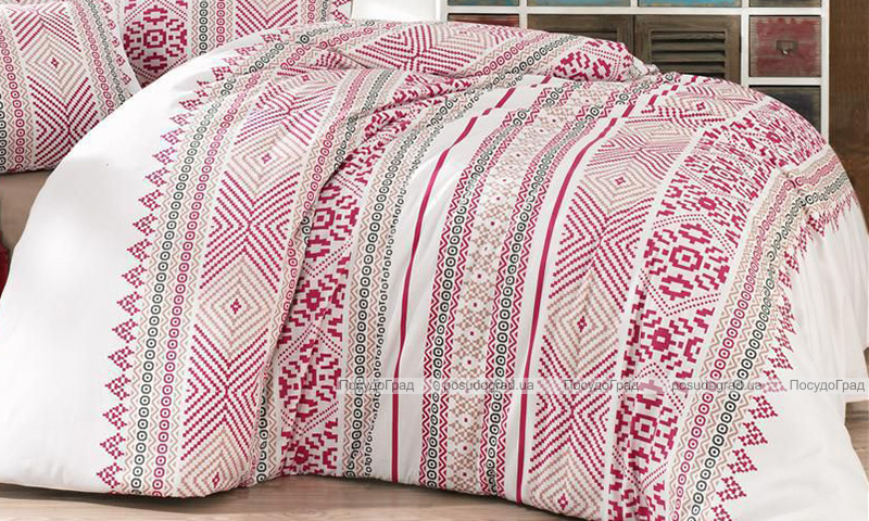Ковдра Nazenin Pink Pixel 195х215см, з силіконовим наповнювачем