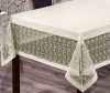 Скатертина Isadora Elete 160х220см з мереживами, біла