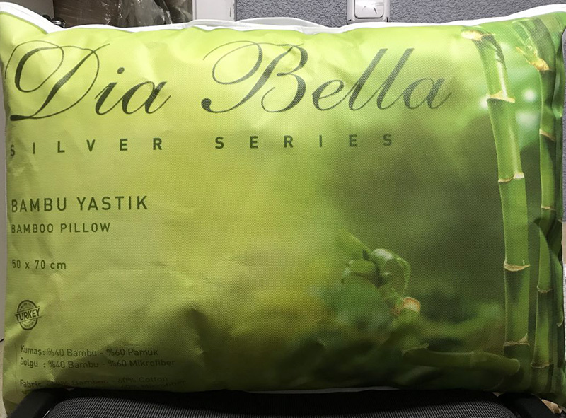 Подушка Unicolor "Dia Bella" 50х70см с бамбуковым наполнителем