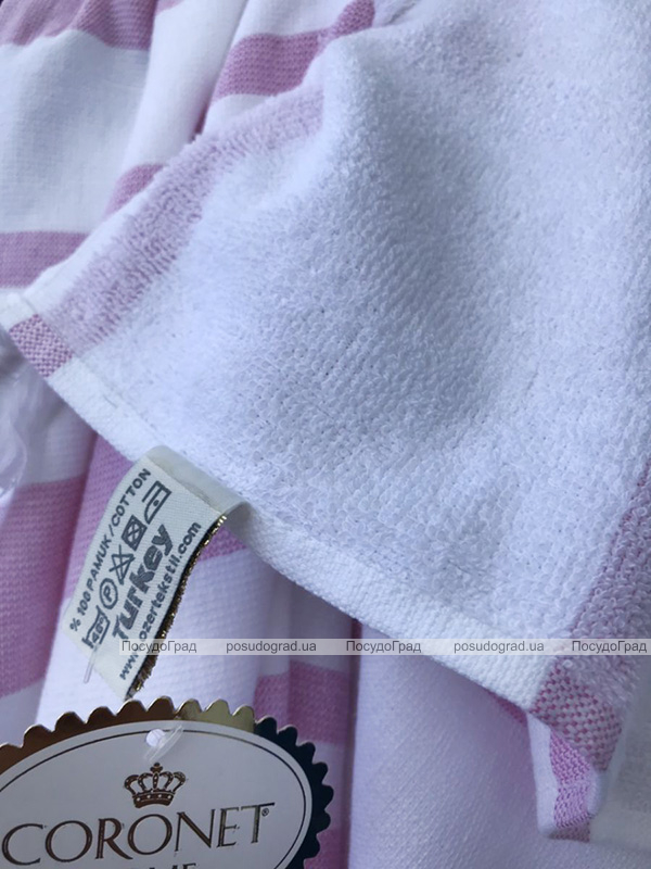 Рушник пляжний Art of Sultana Pink Stripes 90х170см