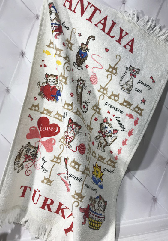 Набір 12 кухонних рушників By IDO «Ant Cat» 40х60см, махра