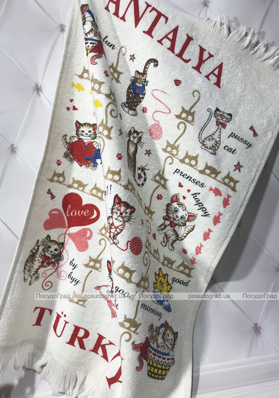 Набір 12 кухонних рушників By IDO «Ant Cat» 40х60см, махра