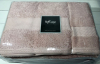 Набор 3 полотенца Soft Cotton Deluxe Pudra, махра