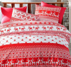 Комплект постільної білизни Belizza "Winter Red" (євро), ранфорс