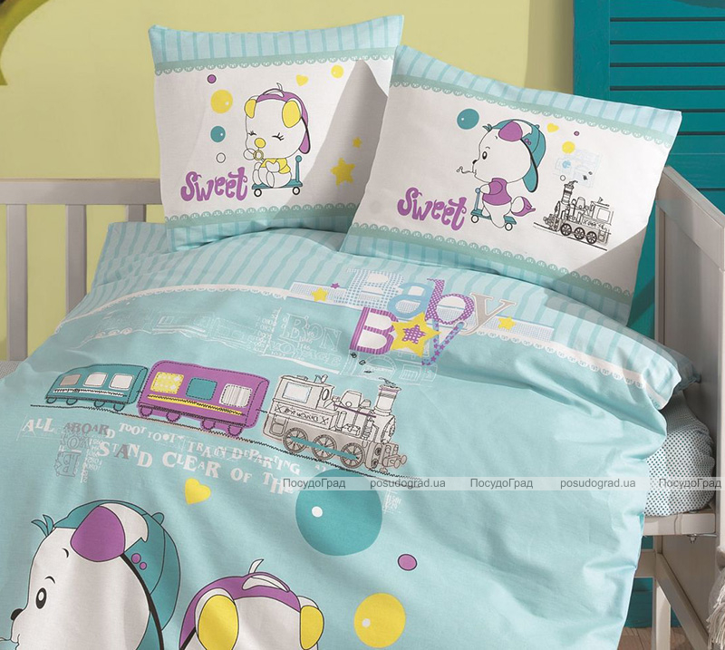 Дитяча постільна білизна Belizza «Baby Sweet» для новонароджених, 100% бавовна