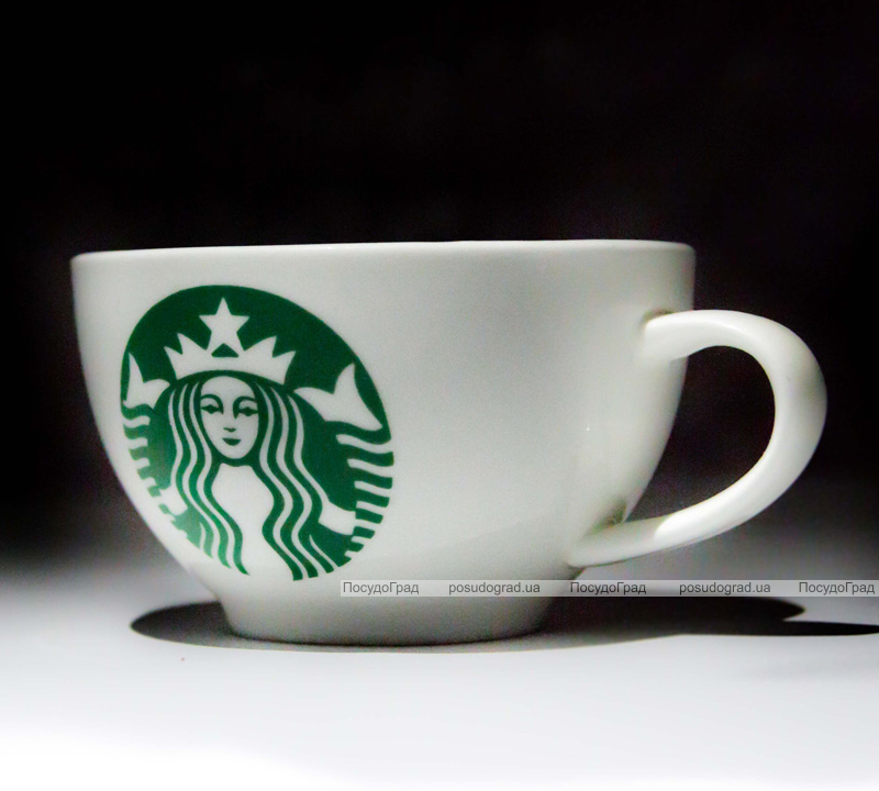 Набір 2 кавові чашки Starbucks New logo 175мл з ложками