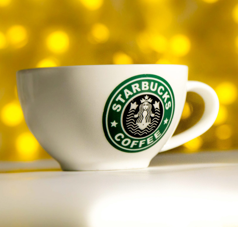 Набор 2 кофейные чашки Starbucks 175мл с ложками