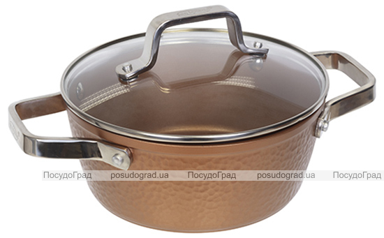 Кастрюля Bergner San Ignacio Origen 2.4л, Ø20x8.3см, медный