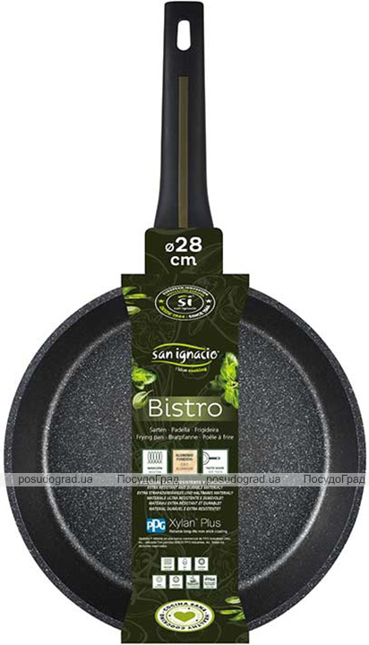Сковорода Bergner San Ignacio Bistro Ø28x6.5см с антипригарным покрытием