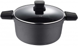 Каструля Bergner San Ignacio Bistro 4.7л, Ø24x12см з антипригарним покриттям, чорний
