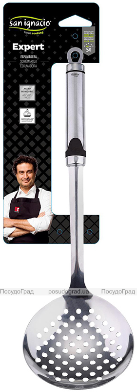 Шумовка Bergner San Ignacio Expert 37.5х11.4см из нержавеющей стали