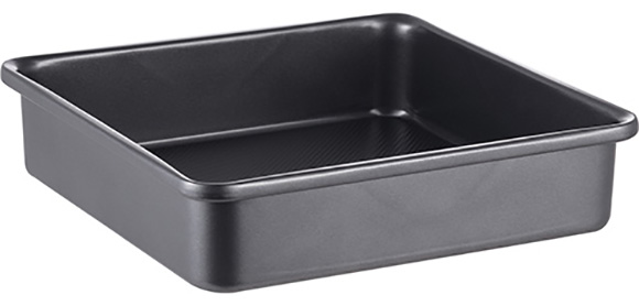 Форма для випічки Bergner Swissbake 24.5x24.5х6см квадратна, сірий