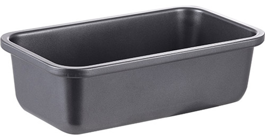 Форма Bergner Swissbake для випікання хліба 23.3x13х7см прямокутна, сірий