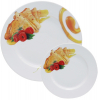 Набір тарілок для млинців Pancakes Мед, блюдо Ø27см і 6 тарілок Ø20см