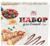 Набір тарілок для млинців Pancakes Мед, блюдо Ø27см і 6 тарілок Ø20см